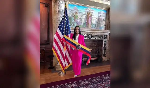 Oli García recibió una distinción oficial en la Casa Blanca junto a líderes hispanos influyentes. Foto: Caramelos Design/Facebook Oli García recibió una distinción oficial en la Casa Blanca junto a líderes hispanos influyentes. Foto: Caramelos Design/Facebook